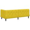 vidaXL Estrutura de Cama de Canto Amarelo 80 x 200 cm Veludo