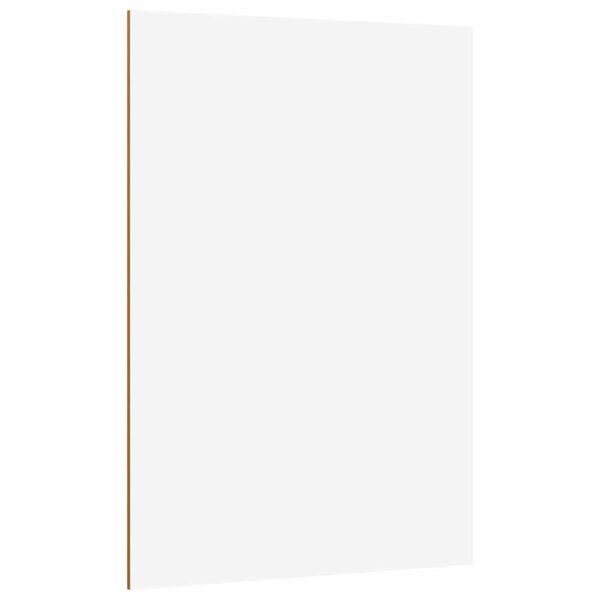 vidaXL Painéis de Decoração 50 pcs Branco 21 x 30 x 0.3 cm