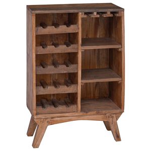 vidaXL Prateleira Castanho 60 x 30 x 90 cm Madeira Refor&ccedil;ada S&oacute;lida