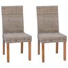 vidaXL Cadeira de jantar GENDT 2 unid. Cinza Kubu 45 x 54 x 93 cm