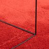 vidaXL Tapete de pelo curto OVIEDO 240x240 cm vermelho