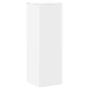 vidaXL Suporte para plantas 33x33x100 cm derivados de madeira branco