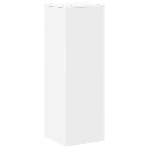 vidaXL Suporte para plantas 33x33x100 cm derivados de madeira branco