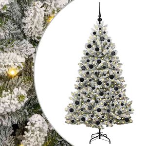 vidaXL &Aacute;rvore de Natal Artificial 180 cm 300 LED Branco quente