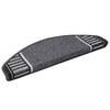 vidaXL Tapetes Adesivos para Escadas 15 unid. 65 x 21 x 4 cm Non-Slip