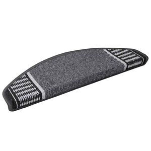 vidaXL Tapetes Adesivos para Escadas 15 unid. 65 x 21 x 4 cm Non-Slip