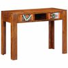 vidaXL Secret&aacute;ria de escrita com gaveta Castanho 100 x 50 x 75 cm