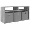 vidaXL Baixo m&oacute;vel com gaveta Cinza Sonoma 87 x 27,5 x 43 cm