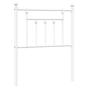 vidaXL Cabeceira de substitui&ccedil;&atilde;o 75 cm metal branco