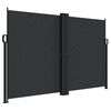 vidaXL Toldo lateral retr&aacute;til 160x1000 cm preto