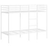 vidaXL Beliche sem colch&atilde;o 80x200 cm a&ccedil;o branco
