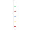 vidaXL Corda de escalada com plataformas 200 cm