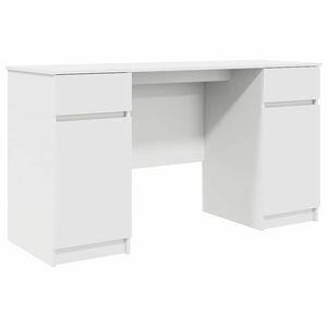 vidaXL Mesa Branco Derivados de madeira 140 x 49 x 76 cm