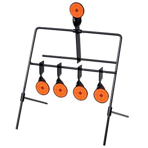 vidaXL Alvo de tiro rotativo c/ redefini&ccedil;&atilde;o autom&aacute;tica 4 + 1 alvos