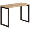 vidaXL Mesa de jantar 110x50x76 cm madeira de mangueira maci&ccedil;a