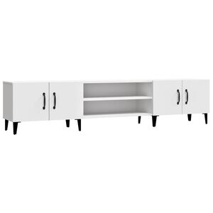 vidaXL M&oacute;vel de TV Branco 180x31,5x40 cm Madeira Engenheirada