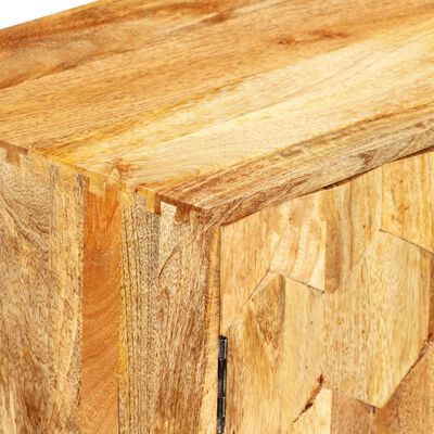 vidaXL Aparador em madeira de mangueira maciça 118x35x75 cm