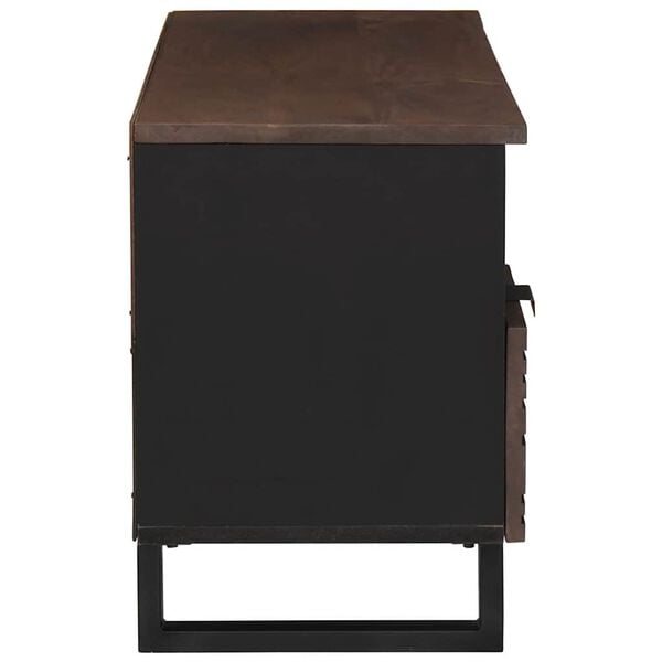 vidaXL Unidades de TV Nogueira 100 x 33 x 46 cm Madeira processada