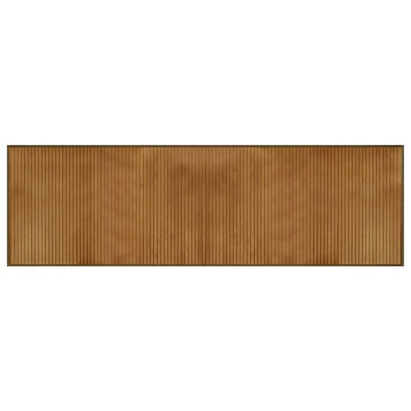 vidaXL Tapete retangular 60x200 cm bambu castanho