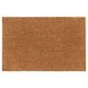 vidaXL Tapete de porta 65x100 cm fibra de coco tufada natural