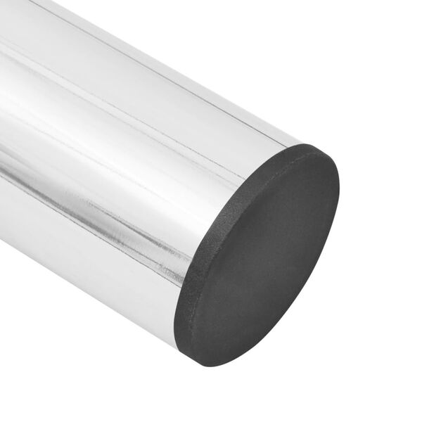 2 Pernas de mesa telesc&oacute;picas, cromado 710 mm-1100 mm