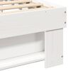vidaXL Estrutura da Cama com cabeceira Branco 150 x 200 cm