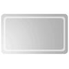 vidaXL Espelho de banheiro LED com espelho Transparente 100 x 60 cm