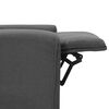 vidaXL Poltrona de massagens tecido cinzento-claro