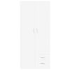 vidaXL Roupeiro 80x52x180 cm derivados de madeira branco