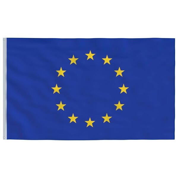 vidaXL Bandeira da Europa 90x150 cm