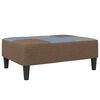 vidaXL Apoio de p&eacute;s 77x55x31 cm retalhos de tecido