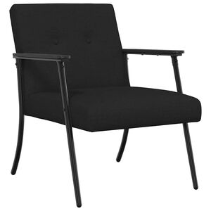 vidaXL poltrona Preto 59 x 75 x 78 cm tecido