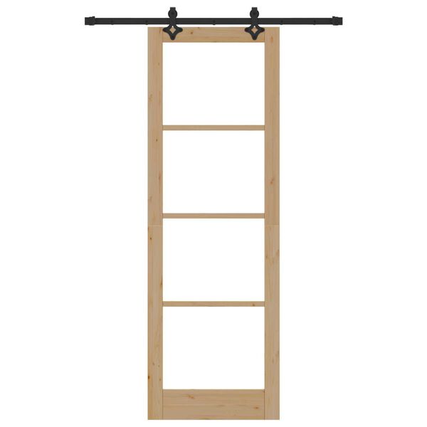 vidaXL Porta Deslizante Natural 78 x 232 cm