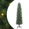 vidaXL &Aacute;rvore de Natal Artificial Verde 240 cm PVC e A&ccedil;o e Pl&aacute;stico