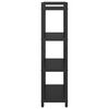 vidaXL Estante Carvalho Preto 80 x 30 x 120 cm Madeira processada