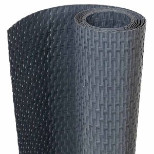 vidaXL Tela de varanda 300x80 cm vime PE antracite