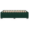 vidaXL Estrutura de cama com colch&atilde;o verde escuro 120x190 cm Veludo