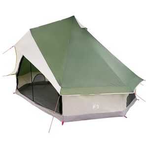 vidaXL Barraca Tipi 8 pessoa Verde tafet&aacute;