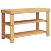 vidaXL Sapateira com 3 prateleiras 70x27,5x45 cm bambu