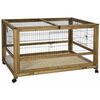 Kerbl Gaiola de interior para animais pequenos 116x75x70 cm madeira