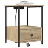 vidaXL Arm&aacute;rio de Cabeceira com gaveta Carvalho Sonoma 42 x 41 x 56 cm