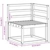 vidaXL Sof&aacute; de Canto Outdoor Madeira S&oacute;lida de Ac&aacute;cia Natural