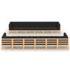 vidaXL 12 pcs conj. lounge jardim c/ almofad&otilde;es antracite pinho maci&ccedil;o
