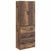 vidaXL Conjunto de Gabinete 2 pcs Madeira antiga 66 x 34,5 x 87 cm