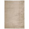 vidaXL Tapete pelo curto macio e lav&aacute;vel HUARTE 200x280 cm cor areia