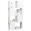 vidaXL Estante/divisória 60x24x124,5 cm contraplacado branco