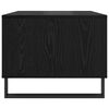 vidaXL Mesa de centro Carvalho preto 60 x 50 x 40 cm