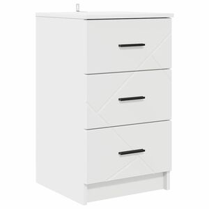 vidaXL Arm&aacute;rio de Cabeceira Branco 38 x 38 x 66 cm