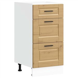 vidaXL Arm&aacute;rio base cozinha Porto derivados madeira carvalho artisiano