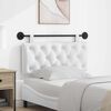vidaXL Cabeceira Suspensa Branco 110 x 55 x 7 cm tecido